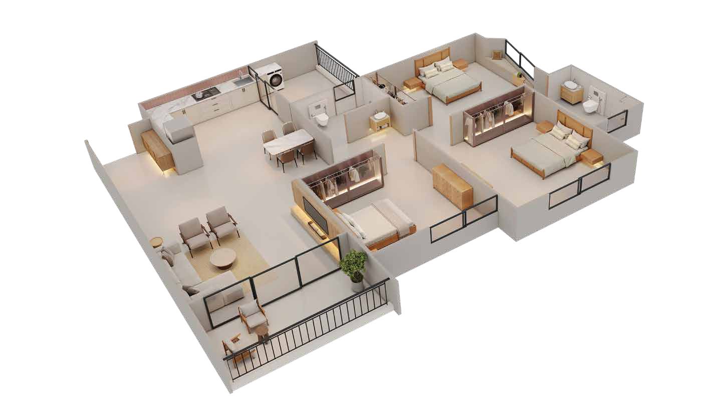 2 BHK LUXE